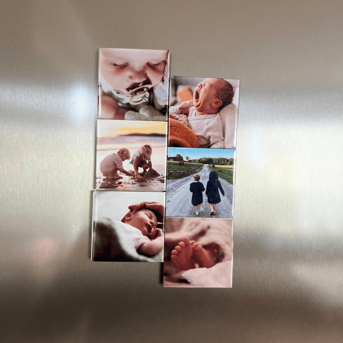 6 st personliga fotomagneter